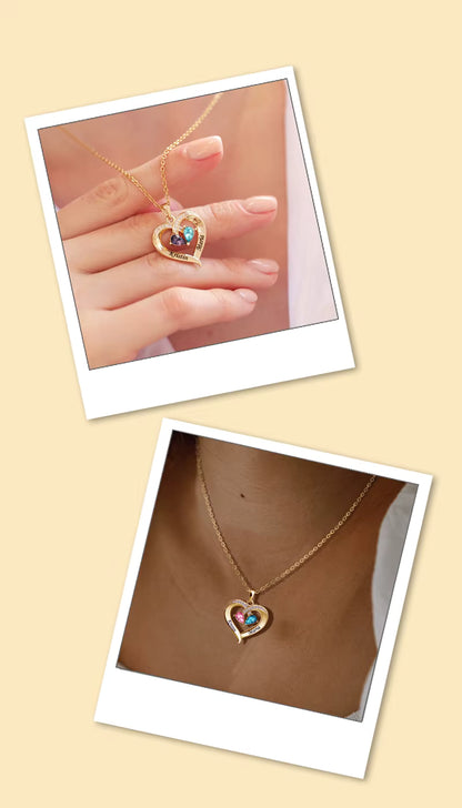 Miś z Wieczną Różą z Grawerowanym Naszyjnikiem